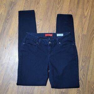 Guess Women’s Skinny Jeans Dark Blue Mid-Rise Sienna Curvy Fit W28 L33 C69